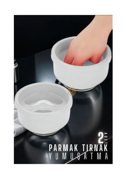 Hsnet Parmak Yumuşatma 2 Adet Manikür Kasesi - BI001V-4XRQB2