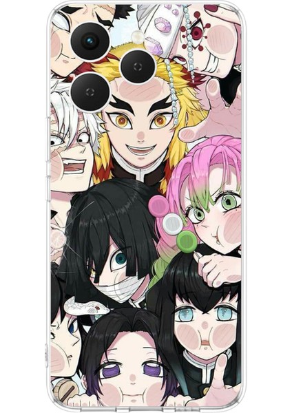 Tecno Spark 40 Uyumlu Demon Slayer Manga Kılıf