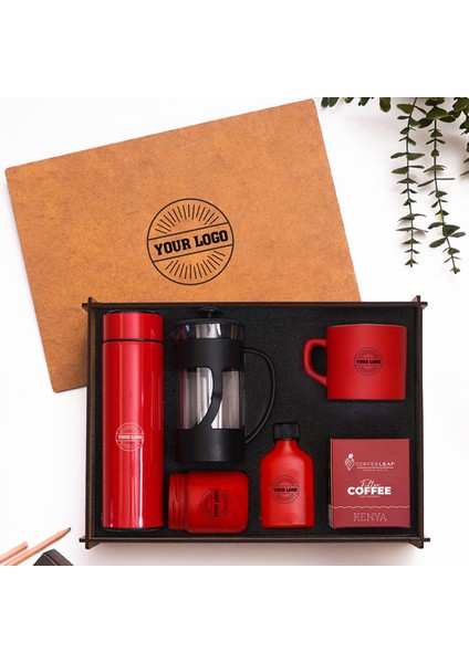 Vıp Ahşap Kutulu Kurumlara Özel Hediye Seti 3626-24