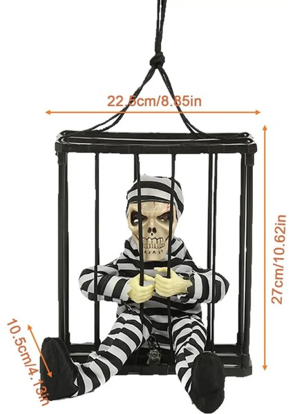 Buğz Mahkum Görünümlü Kuru Kafa Iskelet