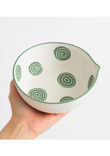 Seramik Matcha Kasesi (Chawan) - Ideal Köpürtme Için Geniş Tabanlı & Ergonomik Japon Tasarımı