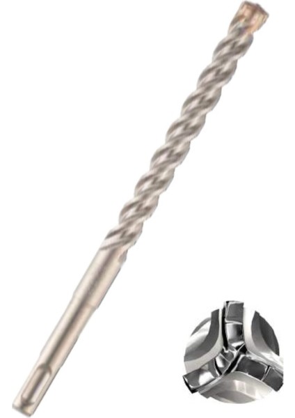 Pro-X3 Tam Elmas Kafalı Sds-Plus Delici Uc - 8×160