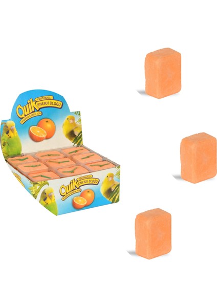 Enerji Bloğu Portakallı - 3 Adet