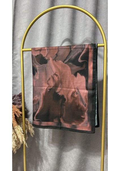 Çiçek Desen Pamuklu Şal