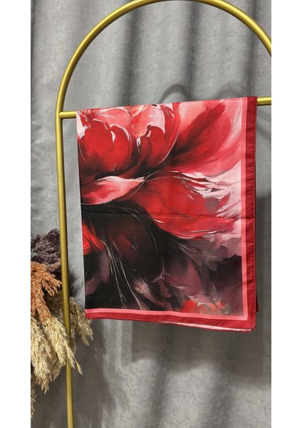 Çiçek Desen Pamuklu Şal