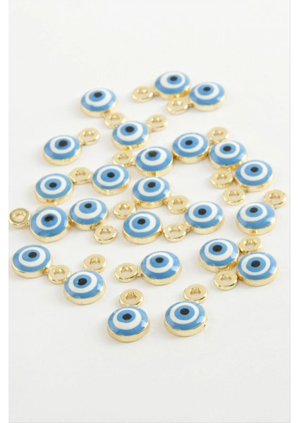 Nazar Tek Kulp Mineli Bileklik ve Kolye Ucu Aparatı 1 Adet