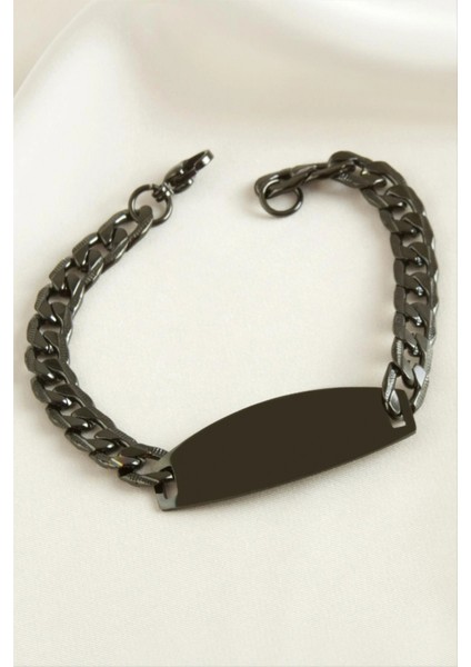 Ieg Künye Çelik Bileklik (Isim Yazılabilir)