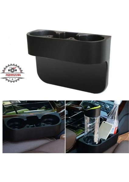 Kia Ev3 2024-2025 Araç Içi Koltuk Arası Bardak Tutucu & Başlık Askılı Bardaklık Organizer – Siyah, 26.5X8X9.5 cm – Pratik Eşya Düzenleyici fırsatları