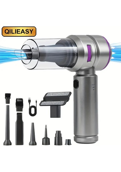 Araç Süpürgesi Kablosuz El Süpürgesi – 16000 Pa Fırçasız Motor