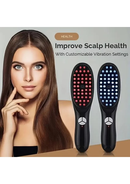 Egonex ​​buharlı Titreşimli ve Kırmızı Mavi Işık Terapili Kafa ve Saç Bakım Tarağı fiyatları