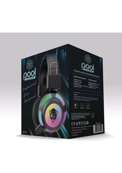 Pool Game HZ-4101 Rgb Profesyonel Oyuncu Kulaklığı fiyatları