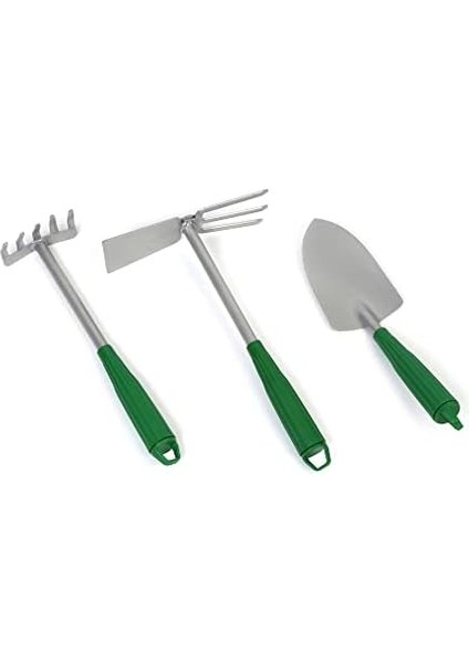 Çelik 3’lü Bahçe Seti Çapa Tırmık Kürek modelleri