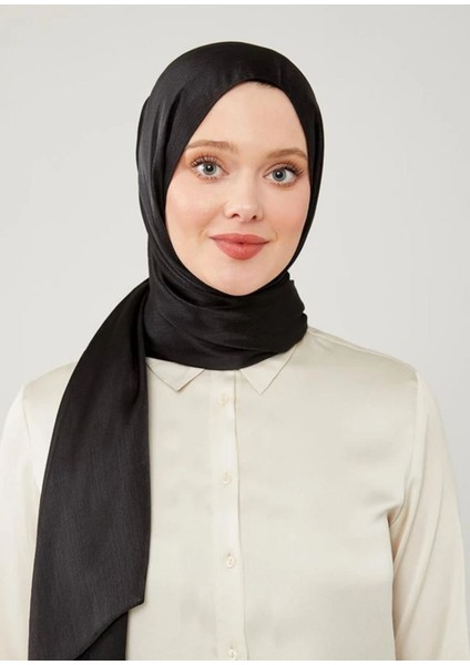 Kadın Siyah Janjan Şal