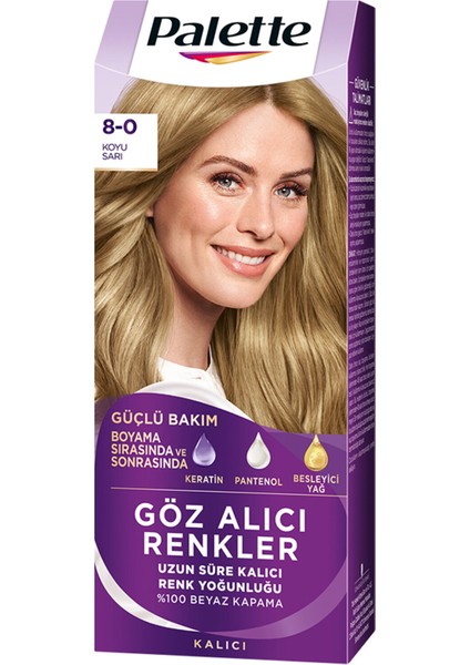 Icc 8-0 Koyu Sarı Saç Boyası 110 ml