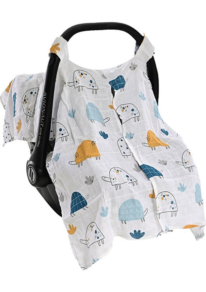 Müslin Ana Kucağı Örtüsü