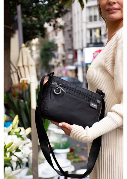 Kadın 4 Bölmeli Su Geçirmez Paraşüt Kumaş Ayarlanabilir Çapraz Askılı Çanta modelleri