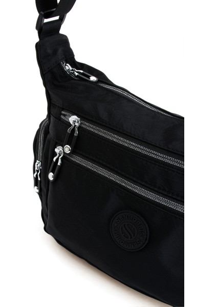 Su Geçirmez Kumaş Çok Cepli Omuz Askılı Kadın Çanta