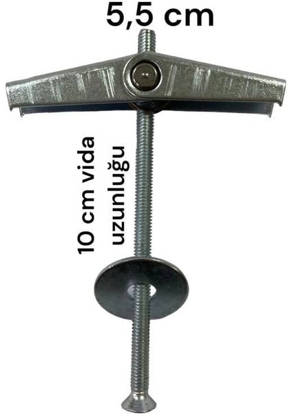 Alçıpan Askı Dübel Yaylı 12X95 5 Adet