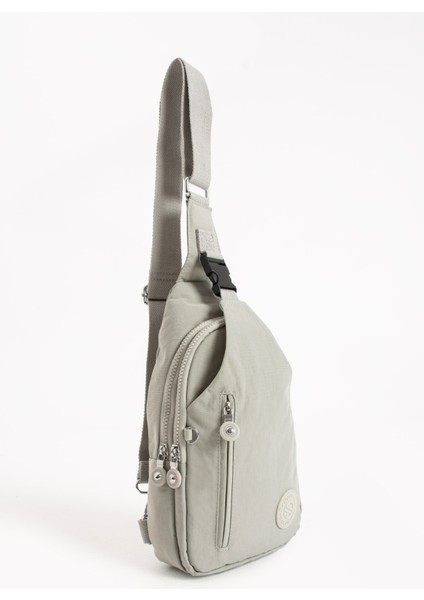 3037, Suya Dayanıklı, Krinkıl Kumaş, Açık Gri Renkli Çanta indirimleri