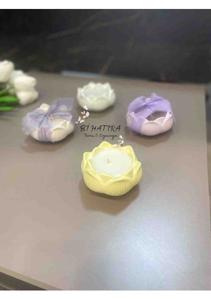 El Yapımı Dekoratif Lotus Mum Renk Belirtiniz 1 Adet Fiyatıdır! modelleri