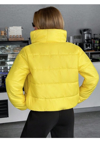 Kadın Dik Yaka Şişme Mont fırsatları