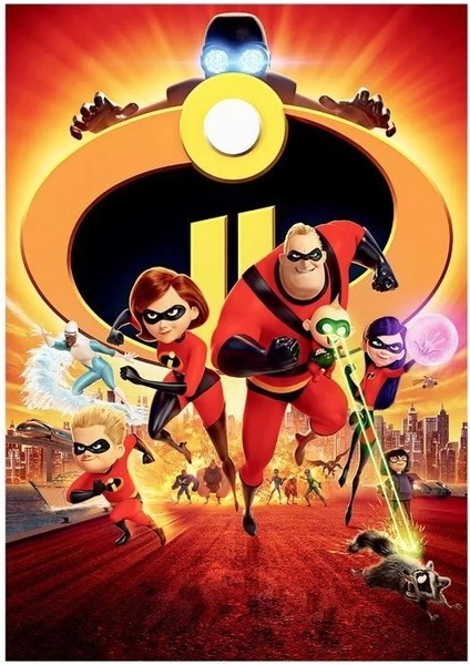100 Parça Incredibles 2 Puzzle