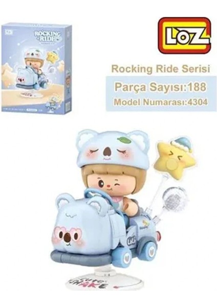 LZ-4304 Loz Koala Sallanma Sürüşü 188 Parça Block Oyuncak