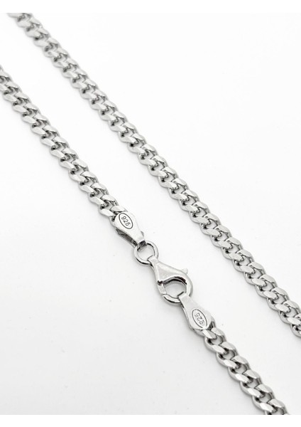 Beyaz Altın Kaplama Gurmet Gümüş Zincir Kolye & Bileklik Seti 4mm [bgzk-4mm-Ky] modelleri