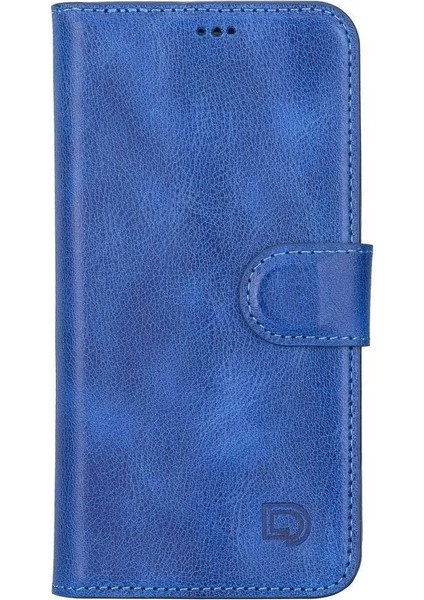 Apple iPhone 12 Pro Uyumlu Deri Cüzdanlı Kılıf Okyanus Mavi fiyatları