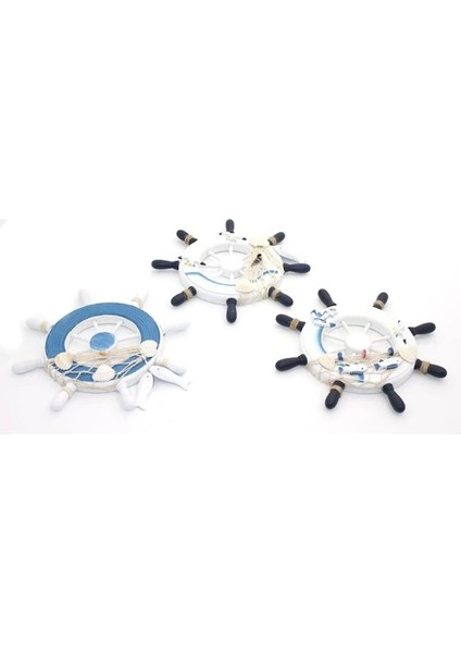 Ahşap Marin Duvara Asmalı Dümen