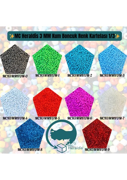 Kum Boncuk 3 mm Siyah Renk Solmaz Takı Boncuğu 50 Gram - MCH3MMKUM-0 modelleri