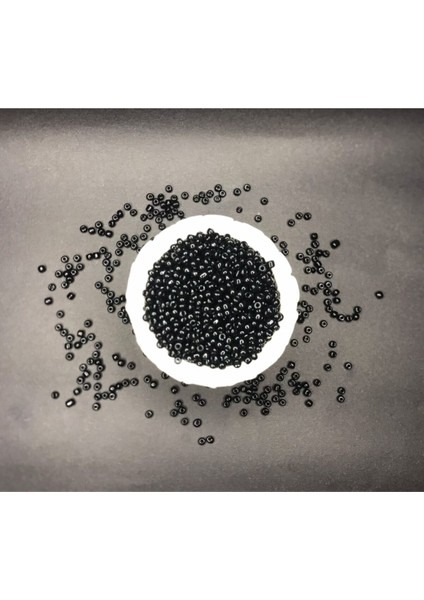 4 mm Siyah Cam Kum Boncuk 100 Gram modelleri