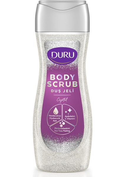 Body Scrub Duş Jeli Silver 650 ml