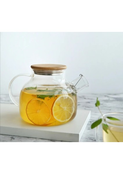 Bambu Kapaklı Çaydanlık