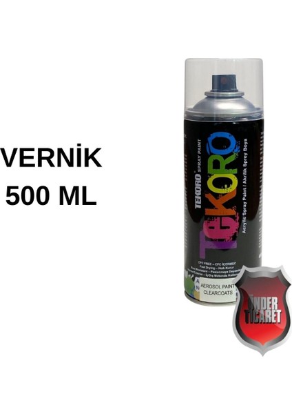 Sprey Boya 500 ml – Metal, Plastik, Ahşap Cam ve Oto Yüzeylere Uygun