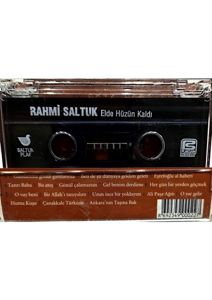 Rahmi Saltuk – Elde Hüzün Kaldı Kaset fiyatları