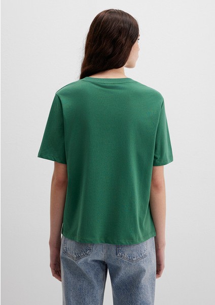 Mavi Logo Baskılı Yeşil Tişört 1611900-71874