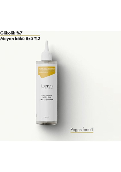 Lopren Aydınlatıcı & Leke Karşıtı Tonik 250 ml (5 Adet)