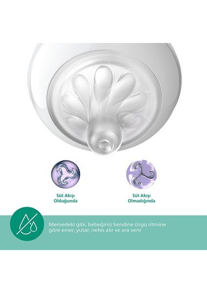 Doğal Tepkili Cam Biberon 240ML 3-6 Ay (3 Adet) fiyatları