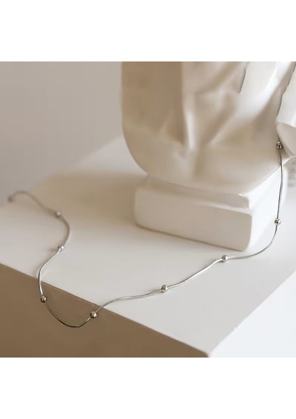 Çelik Kolye Büyük Toplu Zincir Dorika 1 mm Kalınlık 45 cm Uzunluk Gümüş Silver indirimleri