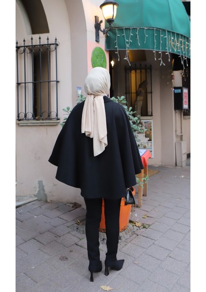 Kemerli Kaşe Pelerin indirimleri