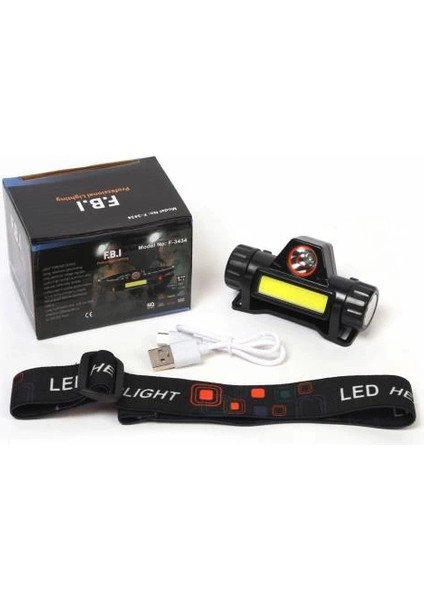 F-3434 Şarjlı Mıknatıslı Kafa Feneri modelleri