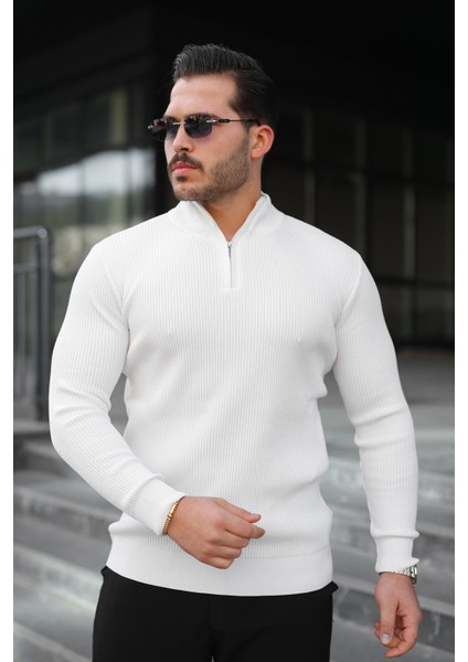 Erkek Balıkçı Zip Yaka Uzun Kollu Triko indirimleri