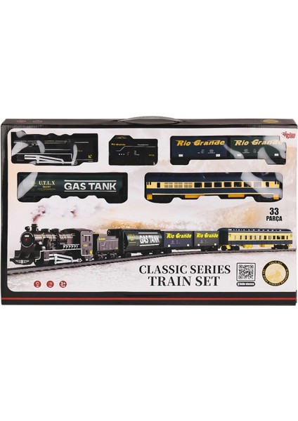 FF-1601C Işıklı ve Sesli 33 Parça Classic Tren