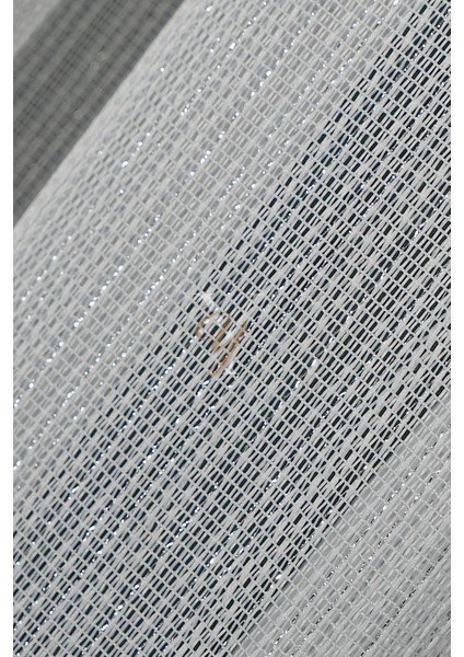 9193 Tül Perde V-Gümüş Simli modelleri