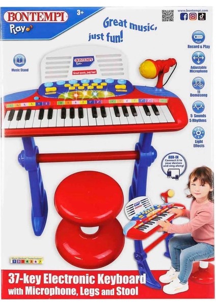 37 Tuşlu Ayaklı Org Seti Işıklı ve Mikrofonlu fiyatları