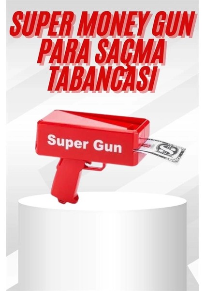 Çocuklara Özel Eğlenceli Para Saçma Makinası Parti Oyuncağı Kırmızı fiyatları