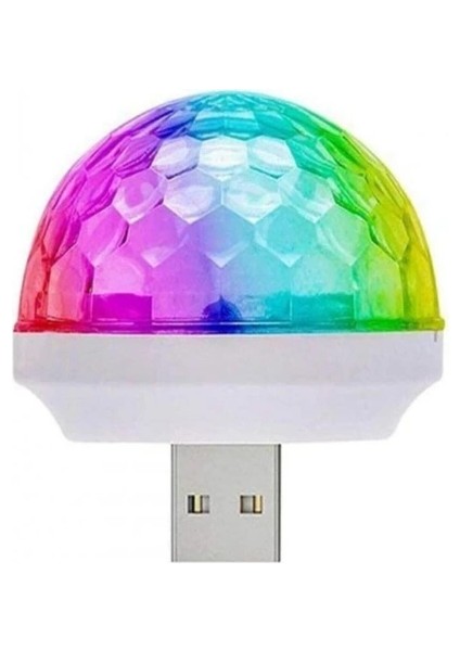 USB Girişli Sese Duyarlı Disko Topu