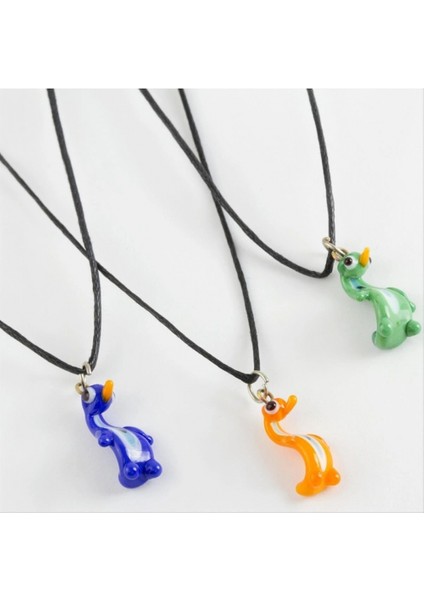 Ieg Ördek Cam Kolye