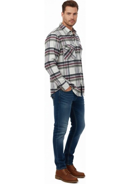 Erkek Kışlık Çift Cep Kapaklı Oduncu Gömlek BGL-ST04869 modelleri